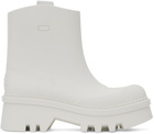 Chloé White Raina Rain Boots