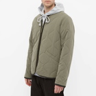 A.P.C. Men's Fred Quilted Jacket in Khaki