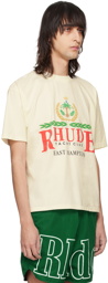 Rhude Off-White 'East Hampton' Crest T-Shirt