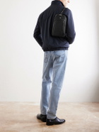 Montblanc - Companion Logo-Appliquéd Full-Grain Leather Messenger Bag