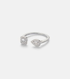 Messika My Twin 18kt white gold ring with diamonds