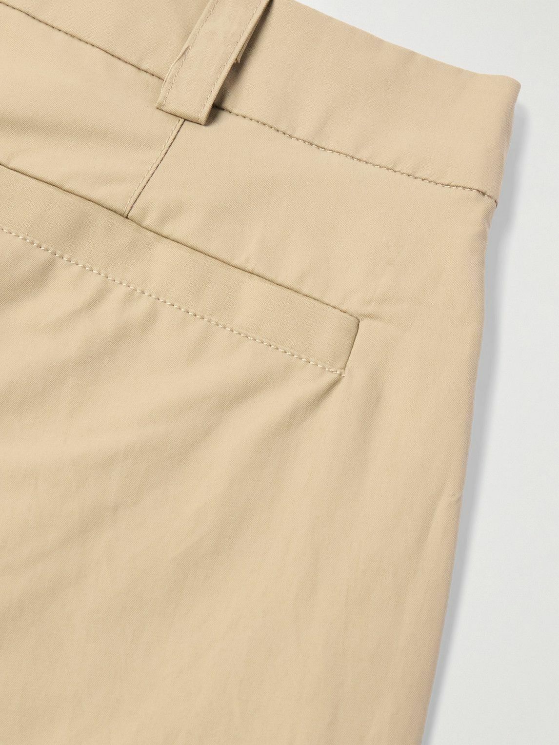 SAIF UD DEEN - Holster Straight-Leg Panelled Cotton-Blend Canvas Cargo Trousers - Neutrals