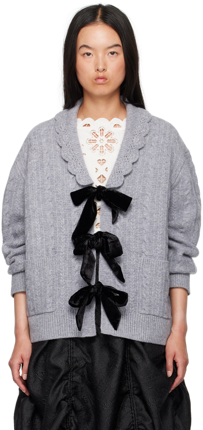 SEA NY Gray Mariella Cardigan