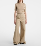 Max Mara High-rise wide-leg jeans