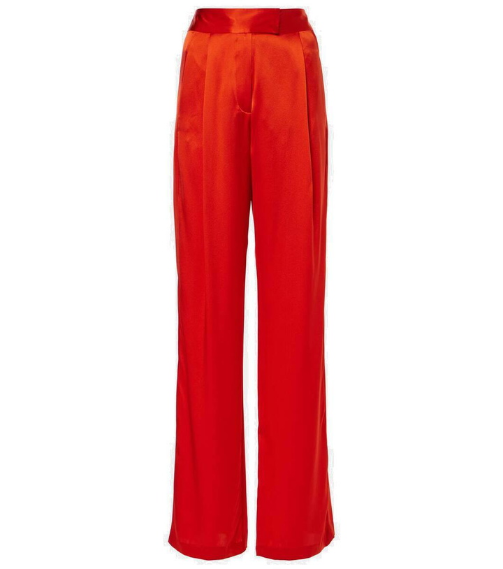 Photo: The Sei High-rise silk satin wide-leg pants