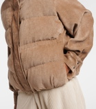 Brunello Cucinelli Monili corduroy down vest