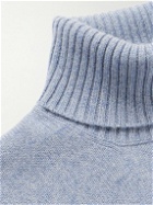 Brunello Cucinelli - Cashmere Rollneck Sweater - Blue