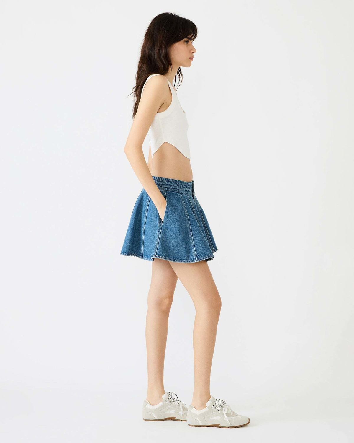 Steve Madden Lilliany Skirt in Blue