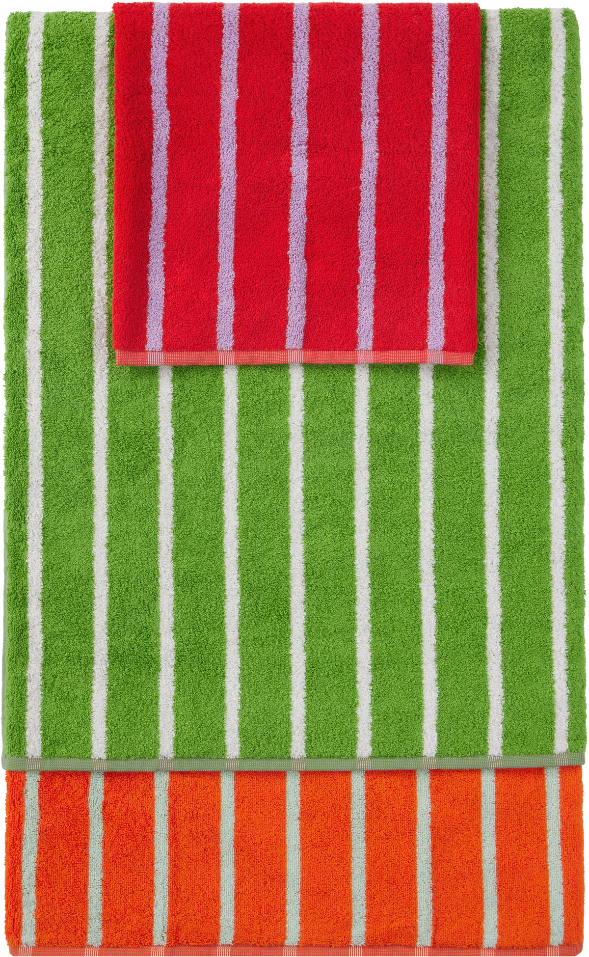 Dusen Dusen House Stripe Towel Set, 3 pcs