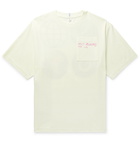 MCQ - Printed Appliquéd Cotton-Jersey T-Shirt - Neutrals