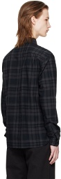Fred Perry Black Check Shirt
