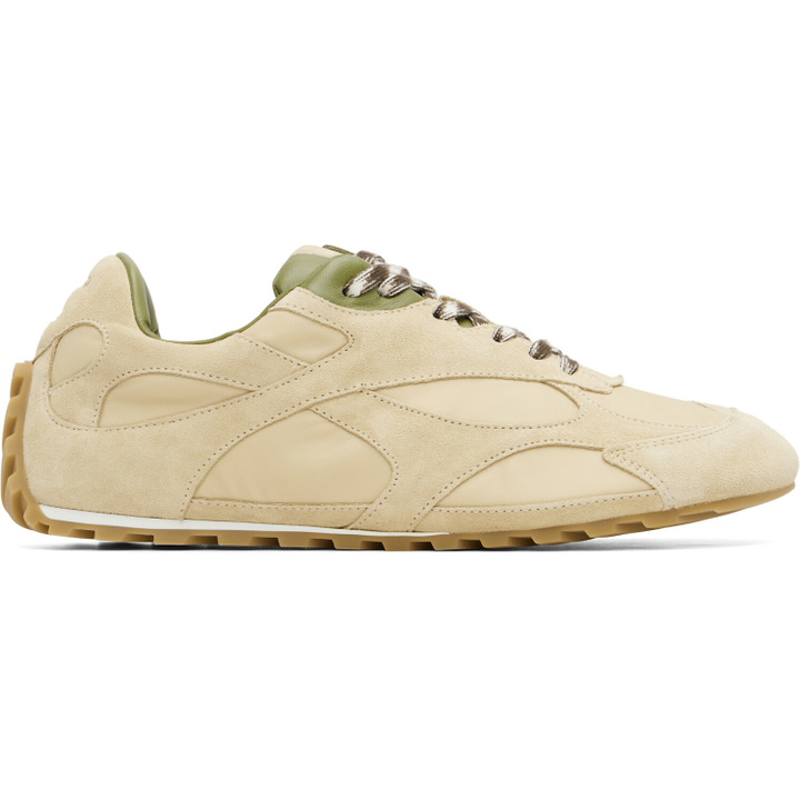 Photo: Bottega Veneta Beige Orbit Flash Sneakers