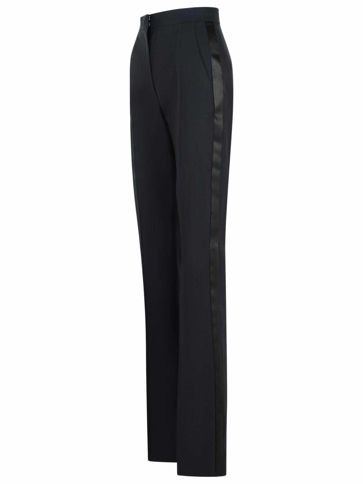 パンツ Max Mara Delfino' Black Virgin Wool Blend Pants Max Mara delfino Black Virgin Wool Blend Pants Max Mara