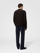 Missoni - Wool and viscose mélange V-neck pullover, Men, Brown