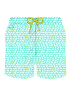 MC2 Saint Barth Man Light Fabric Swim Shorts With Crabs Print