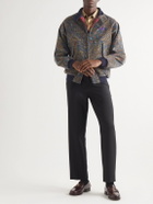 Baracuta - Needles G9 Paisley-Print Cotton-Blend Corduroy Harrington Jacket - Blue