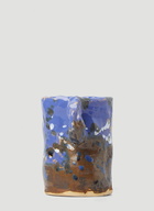 Glased Vase in Blue 