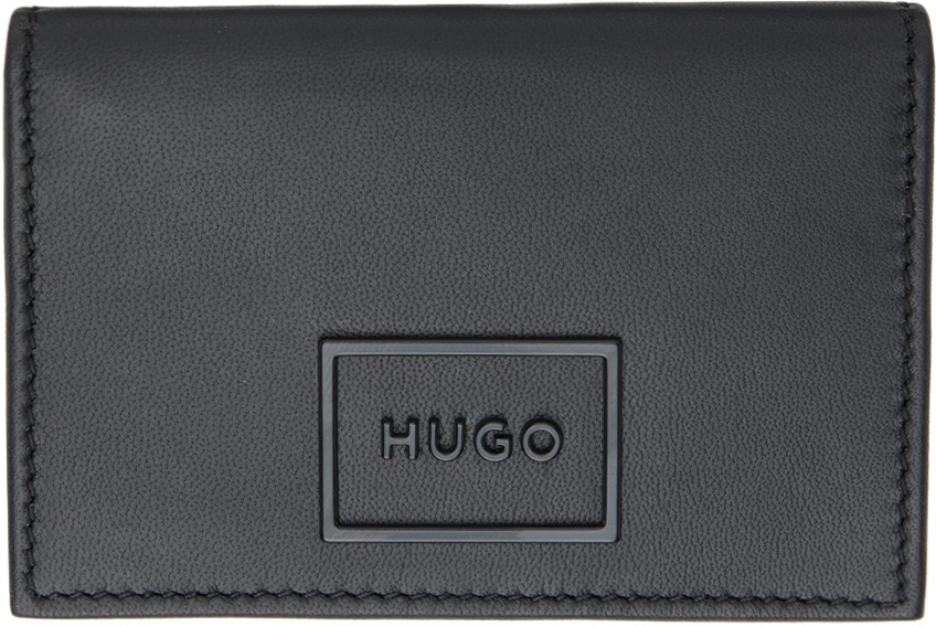 Hugo Black Logo Card Holder Hugo Boss