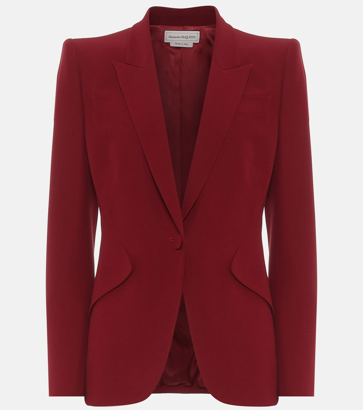 ALEXANDER MCQUEEN Crepe blazer