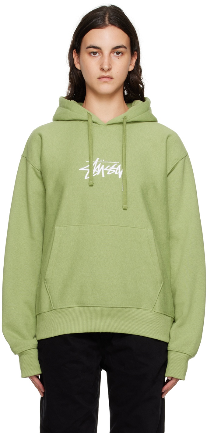 Photo: Stüssy Green Embroidered Hoodie