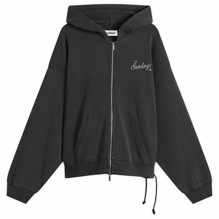 Photo: Sundays Men's Zip Hoodie in Black