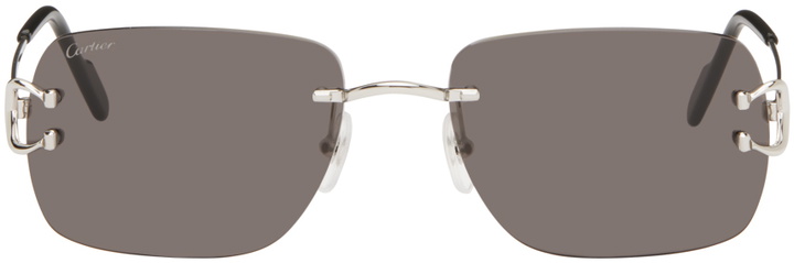 Photo: Cartier Silver Square Sunglasses