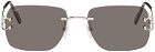 Cartier Silver Square Sunglasses