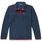 Patagonia - Snap-T Nylon-Trimmed Micro D Fleece Pullover - Blue