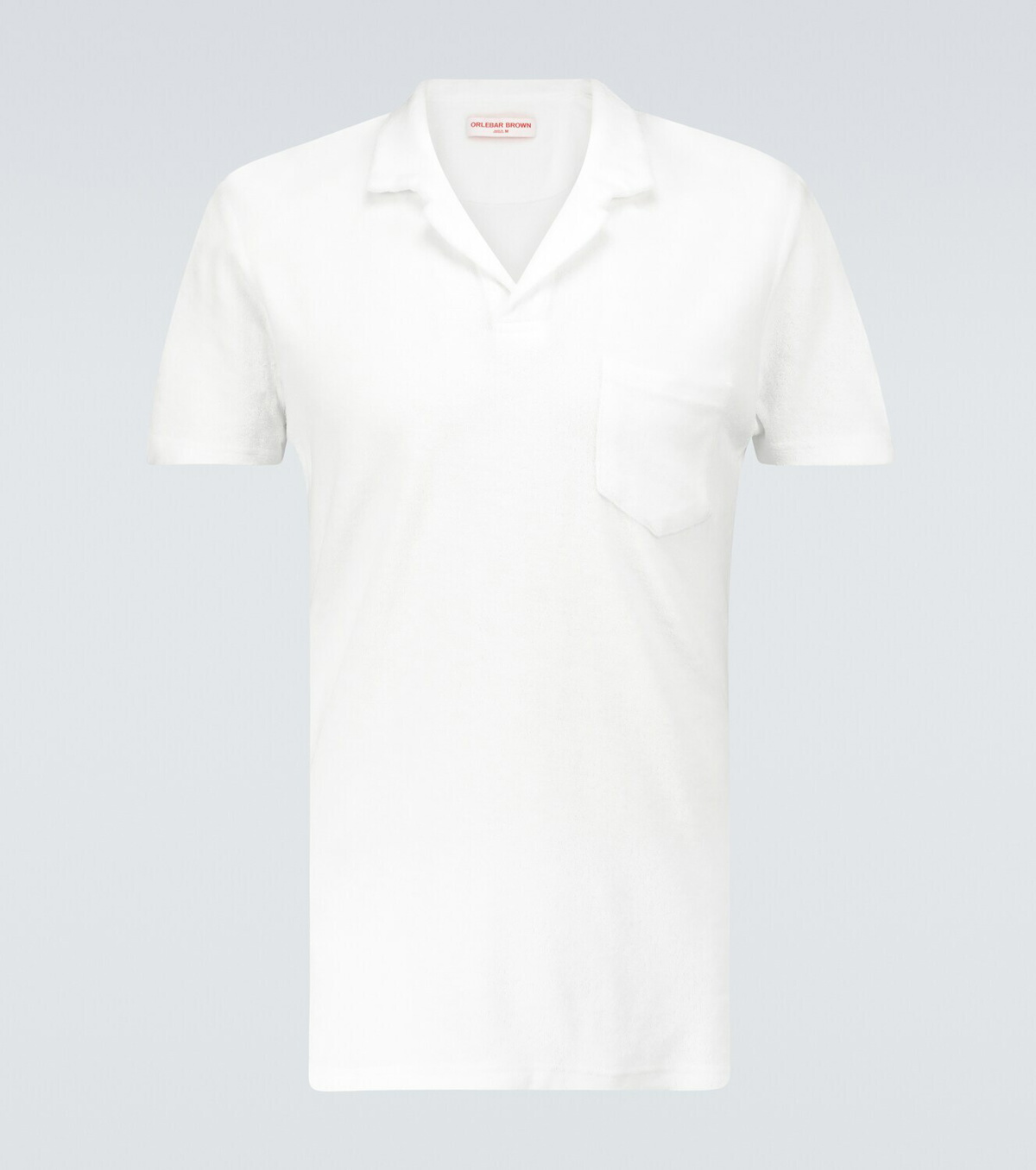 Orlebar Brown Terry toweling cotton polo shirt
