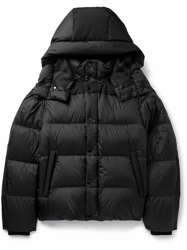 Photo: Burberry - Convertible Quilted Shell Hooded Down Jacket - Black