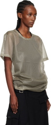 Comme des Garçons Homme Plus Gray Mesh T-shirt