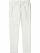 Frescobol Carioca - Bruno Straight-Leg Cotton-Blend Trousers - White