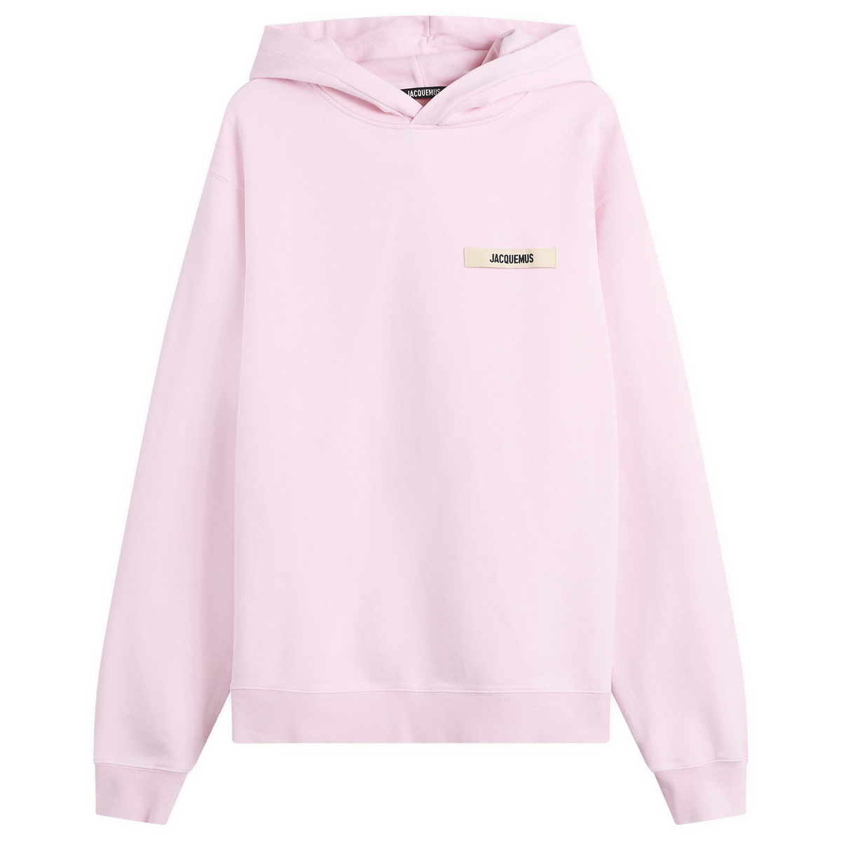 Jacquemus Men's Grosgrain Hoodie in Pink 2