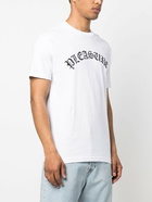 PLEASURES - Logo Cotton T-shirt