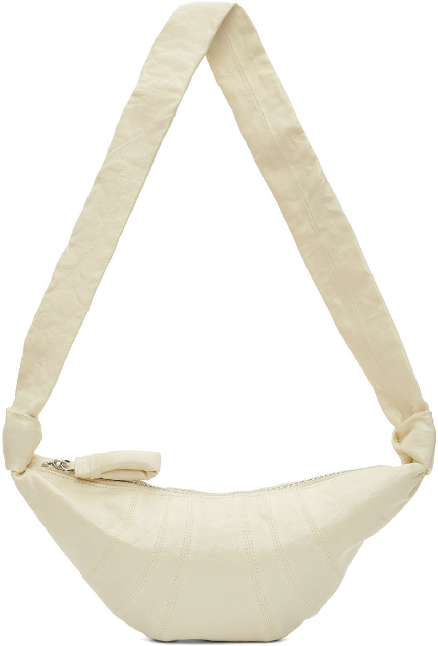 Chalk Small Croissant Bag | LEMAIRE