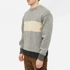 Pilgrim Surf + Supply Men's Suzuki Wool Stripe Crew Knit in Heather