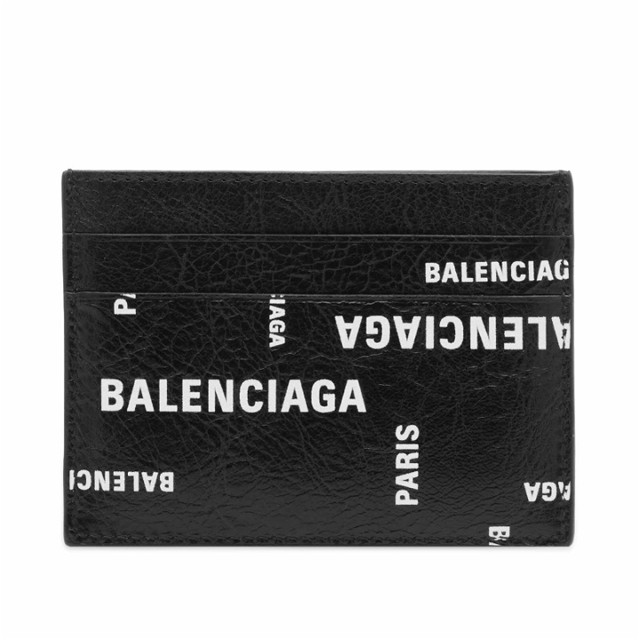 Photo: Balenciaga Men's Card Holder in Black/White