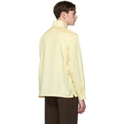 Our Legacy Yellow Half Zip Polo Sweatshirt