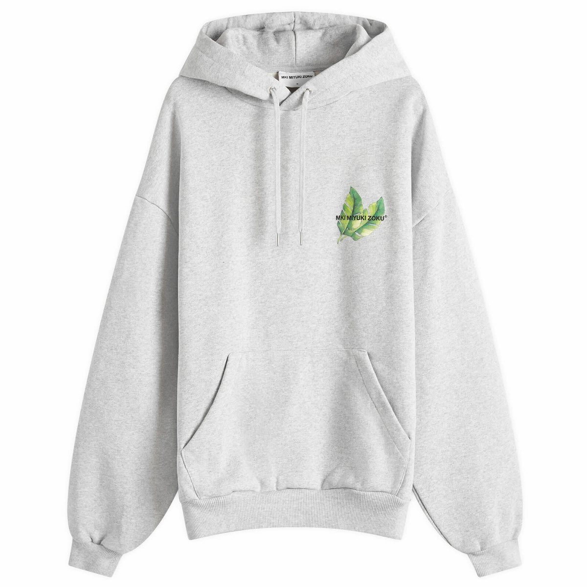 MKI Men's Leaf Hoodie in Grey MKI Miyuki-Zoku