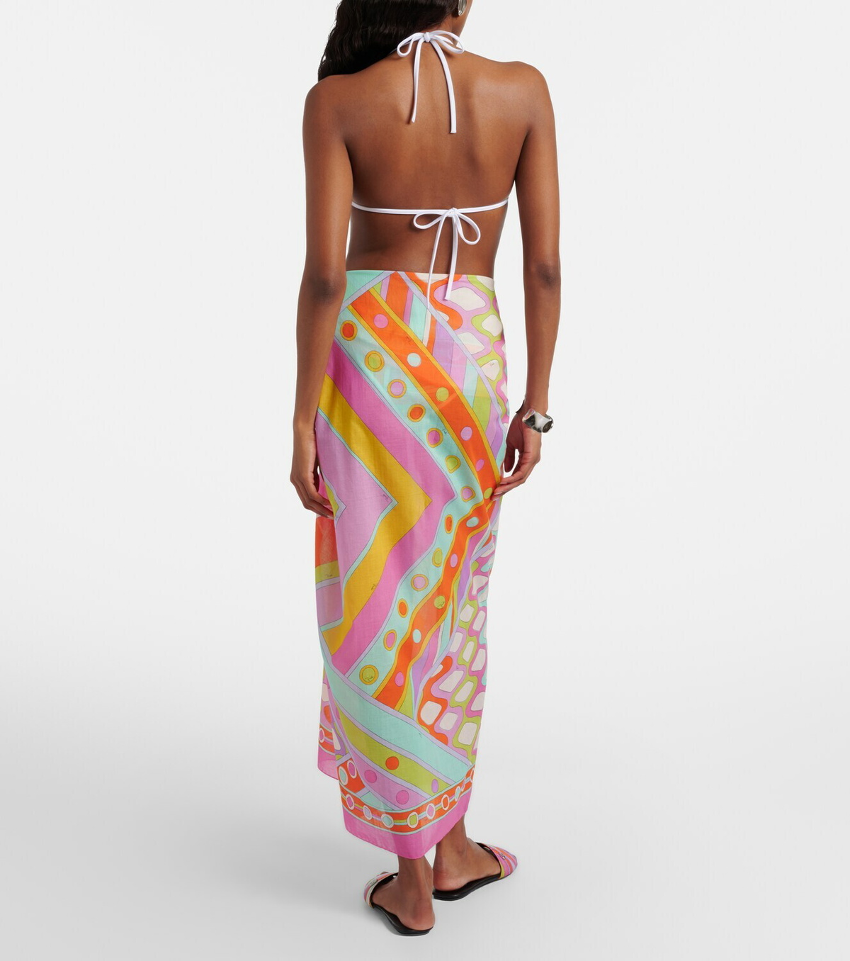Pucci Manuba cotton beach cover-up