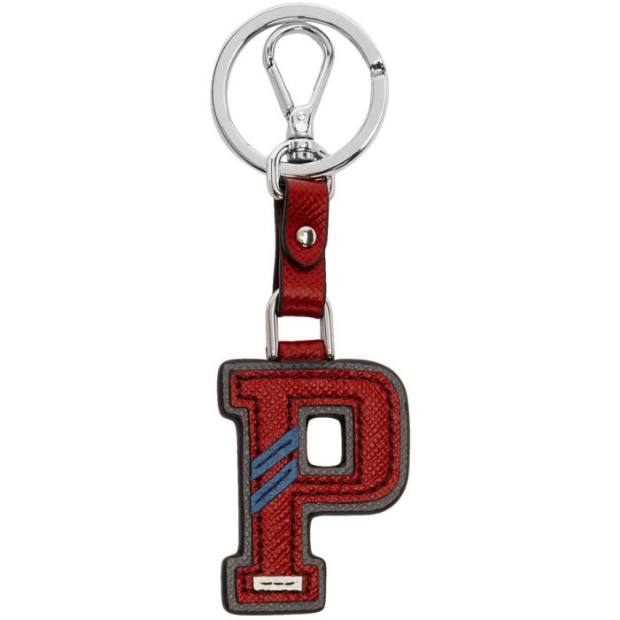 Photo: Prada Red Letter P Keychain