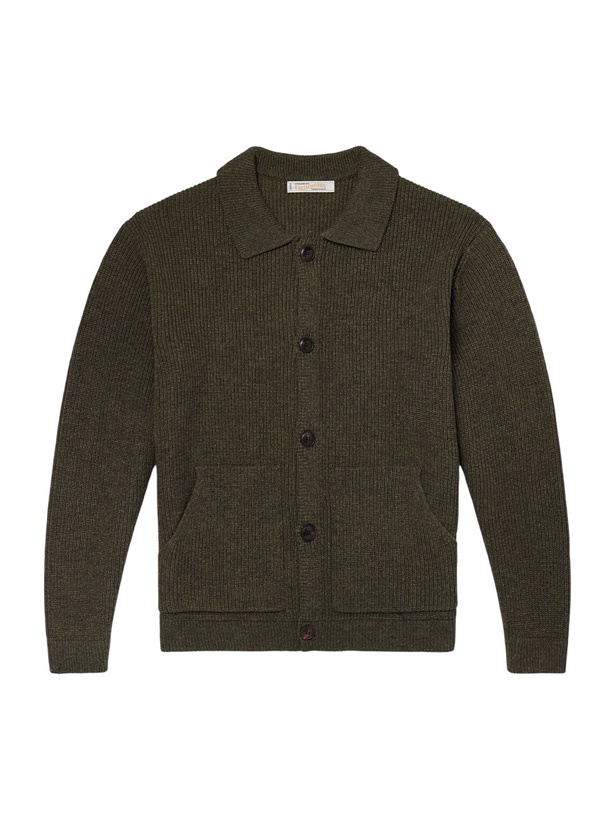 Photo: FrizmWORKS - Wool-Blend Cardigan - Green