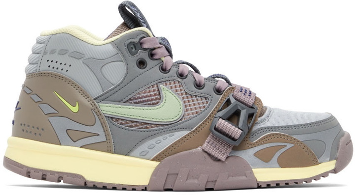 Photo: Nike Gray Air Trainer 1 SP Sneakers