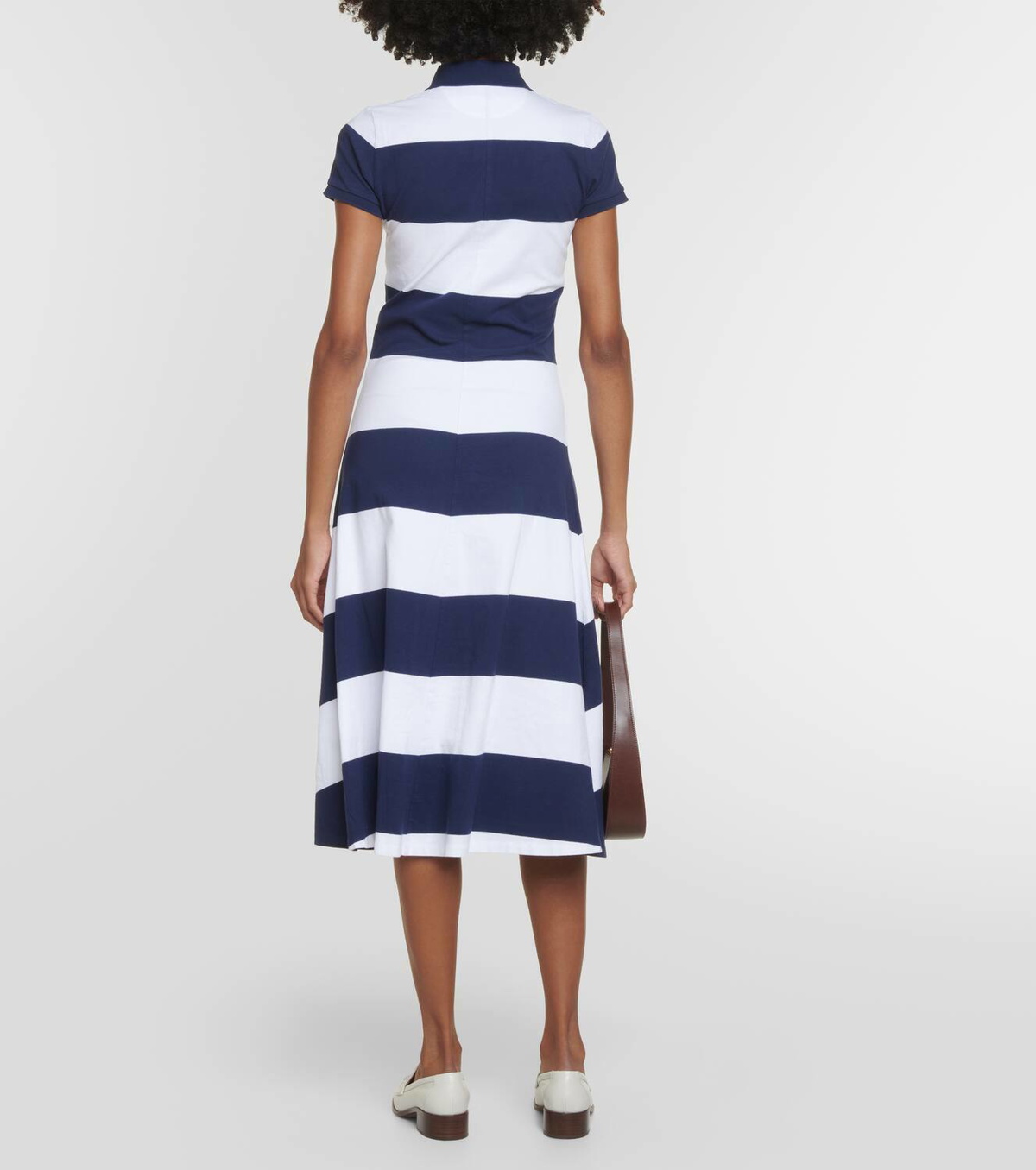 Polo Ralph Lauren Striped mesh polo midi dress Polo Ralph Lauren