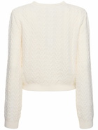 ALBERTA FERRETTI Wool & Cashmere Knit Cardigan