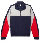 Nike - Martine Rose Colour-Block Tech-Jersey Track Jacket - Men - Blue