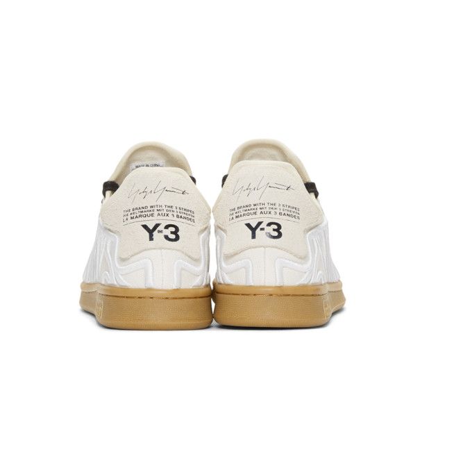 靴 Y-3 AC7513 Y-3 SHISHU STAN IN UNDYED 225 Y-3 Off-White Shishu Stan Sneakers Y-3 SPORT