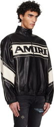 AMIRI Black 'AMIRI' Sport Leather Jacket