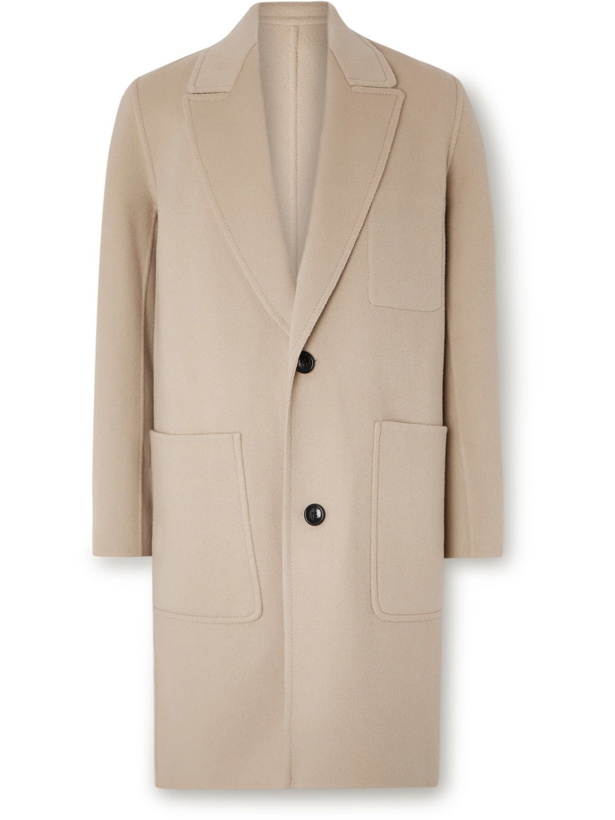 Photo: AMI PARIS - Double-Faced Wool and Cashmere-Blend Coat - Neutrals