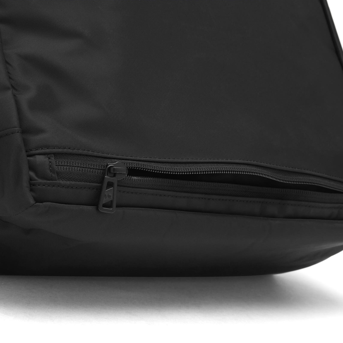 F/CE. Recycled Twill Courier Shoulder Bag in Black 